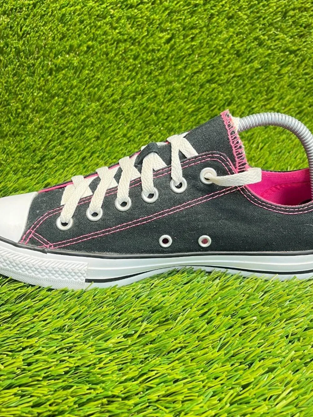 Converse CT All Star Double Tongue OX Womens Size 9 Athletic Shoes Sneakers - Picture 2 of 11